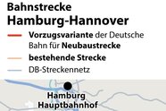 Engpass zwischen Hamburg und Hannover bremst Zugverkehr in ganz Deutschland