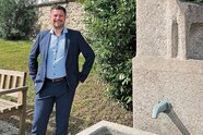 Ein Hochzeitslader als Bürgermeister