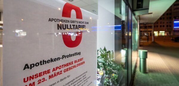Bundesweite Aktion: Viele Apotheken wegen Protesttag geschlossen 