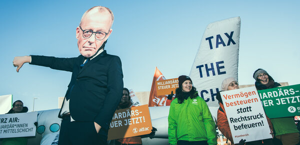 Merz offen für höhere Reichensteuer