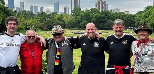 Bayerische Fußballfans im WM-Fieber