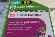 Bauarbeiten: Flughafen München tagelang nicht mit Bahn erreichbar 