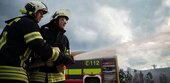 Feuerlöscher Dobrindt auf Tour in Thüringen