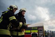 Feuerlöscher Dobrindt auf Tour in Thüringen