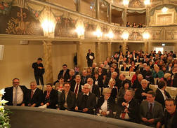 Blick ins Publikum beim Konzert der Wiedereröffnung des Opernhauses Passau