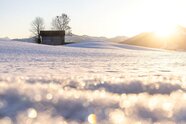 Sonne und klirrende Kälte in Bayern