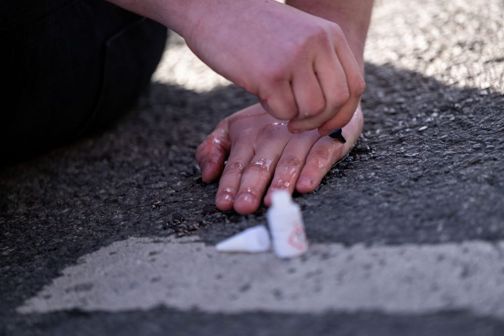 Klebstoff-Verbot für sieben Klimademonstrierende in München